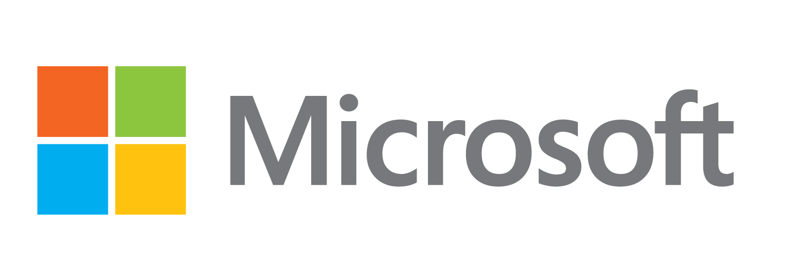 Microsoft logo with transparent background