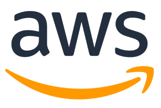 AWS logo with transparent background