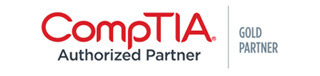 CompTIA authorized gold partner logo